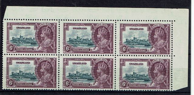 Image of Swaziland SG 24/24c UMM British Commonwealth Stamp